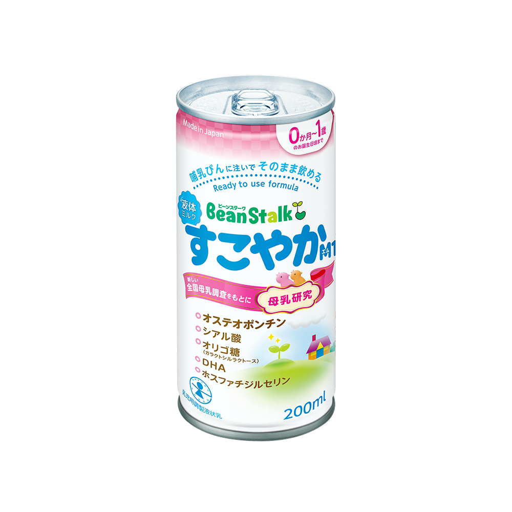 ビーンスターク すこやかM1 小缶  粉ミルク 液体ミルク ポカリスエット